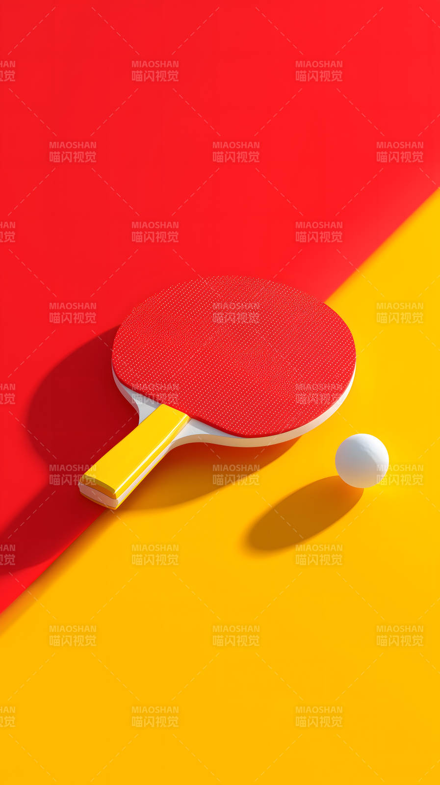 乒乓球拍與球組合-圖片