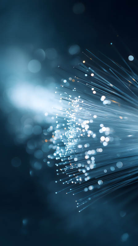 光纤束发光细节呈现-图片