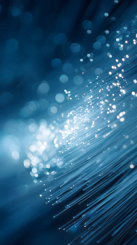 光纤科技蓝色背景-图片