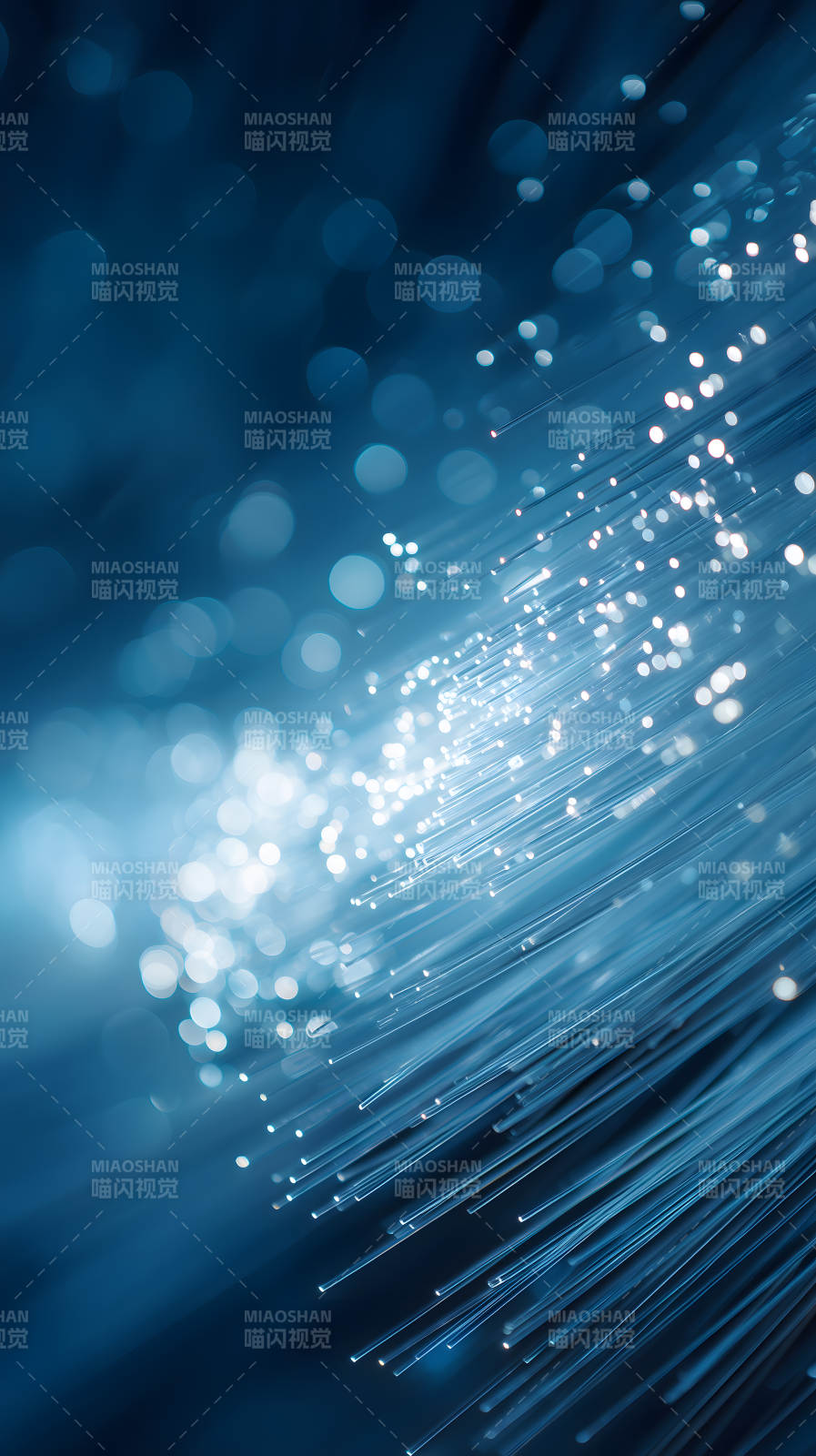光纤科技蓝色背景图片