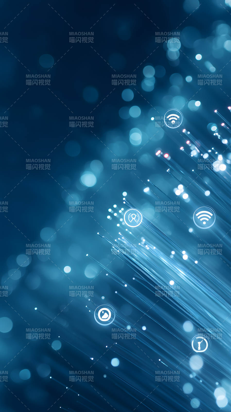 光纖網(wǎng)絡(luò)科技感十足-圖片