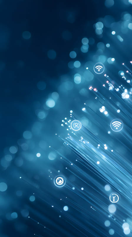 光纖網絡科技感十足-圖片