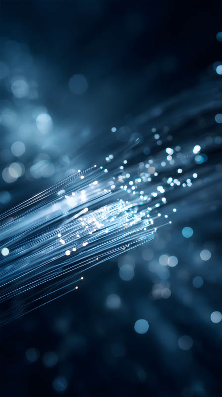 藍色光纖科技之美-圖片