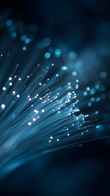 光纖夜景藍色浪漫-圖片
