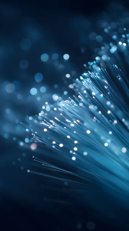 藍(lán)色光纖科技感十足-圖片