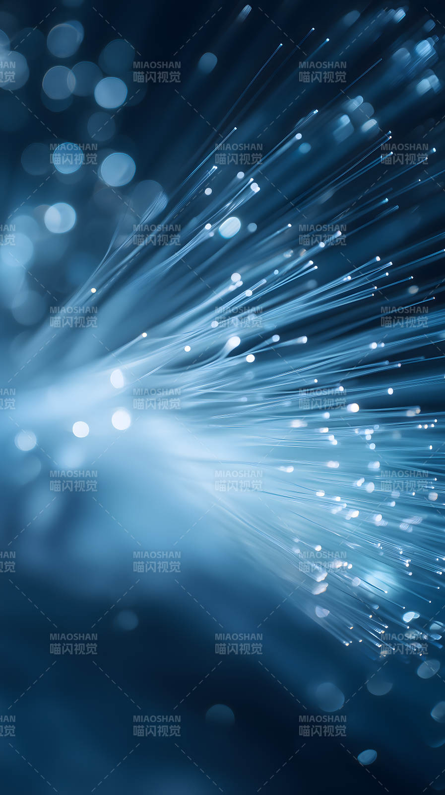 藍色光纖科技-圖片