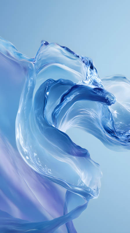 水流飄逸抽象藝術(shù)-圖片