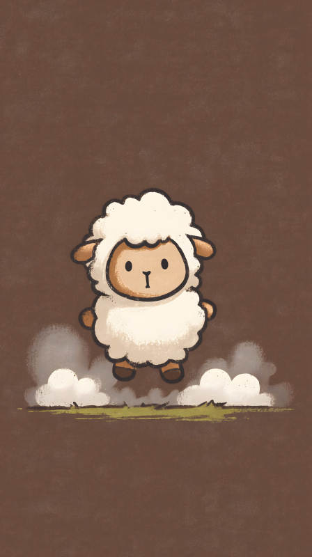 可愛小綿羊-圖片