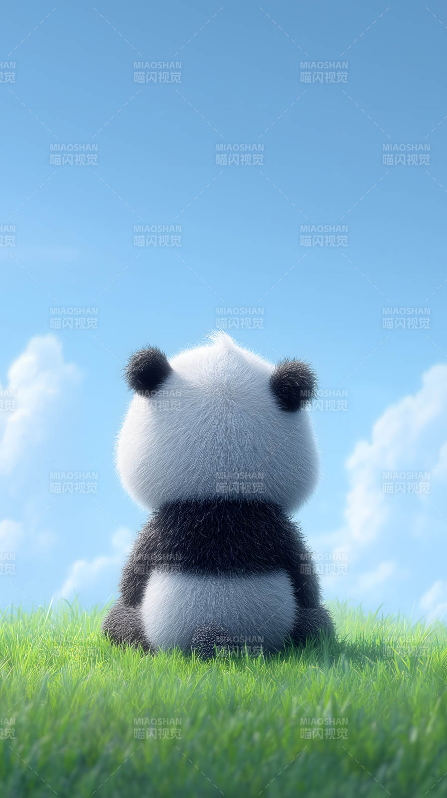 熊貓看風(fēng)景-圖片