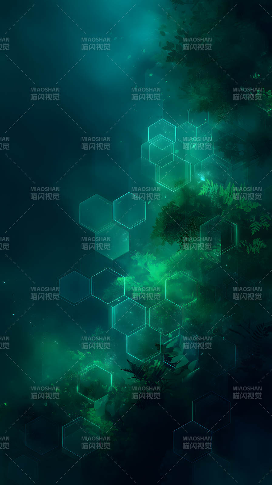 深海森林科技風格-圖片