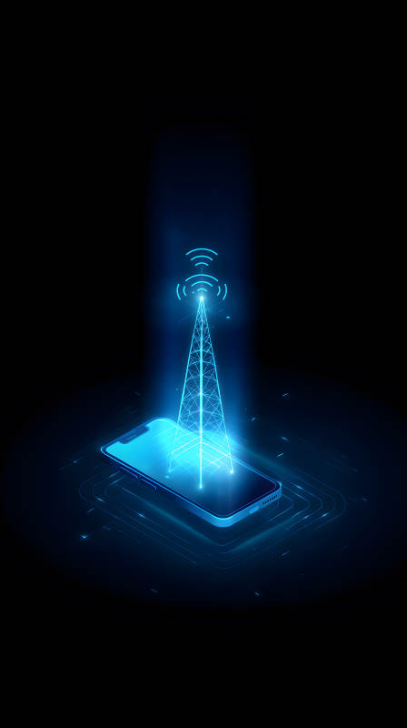 手機(jī)信號(hào)塔連接-圖片