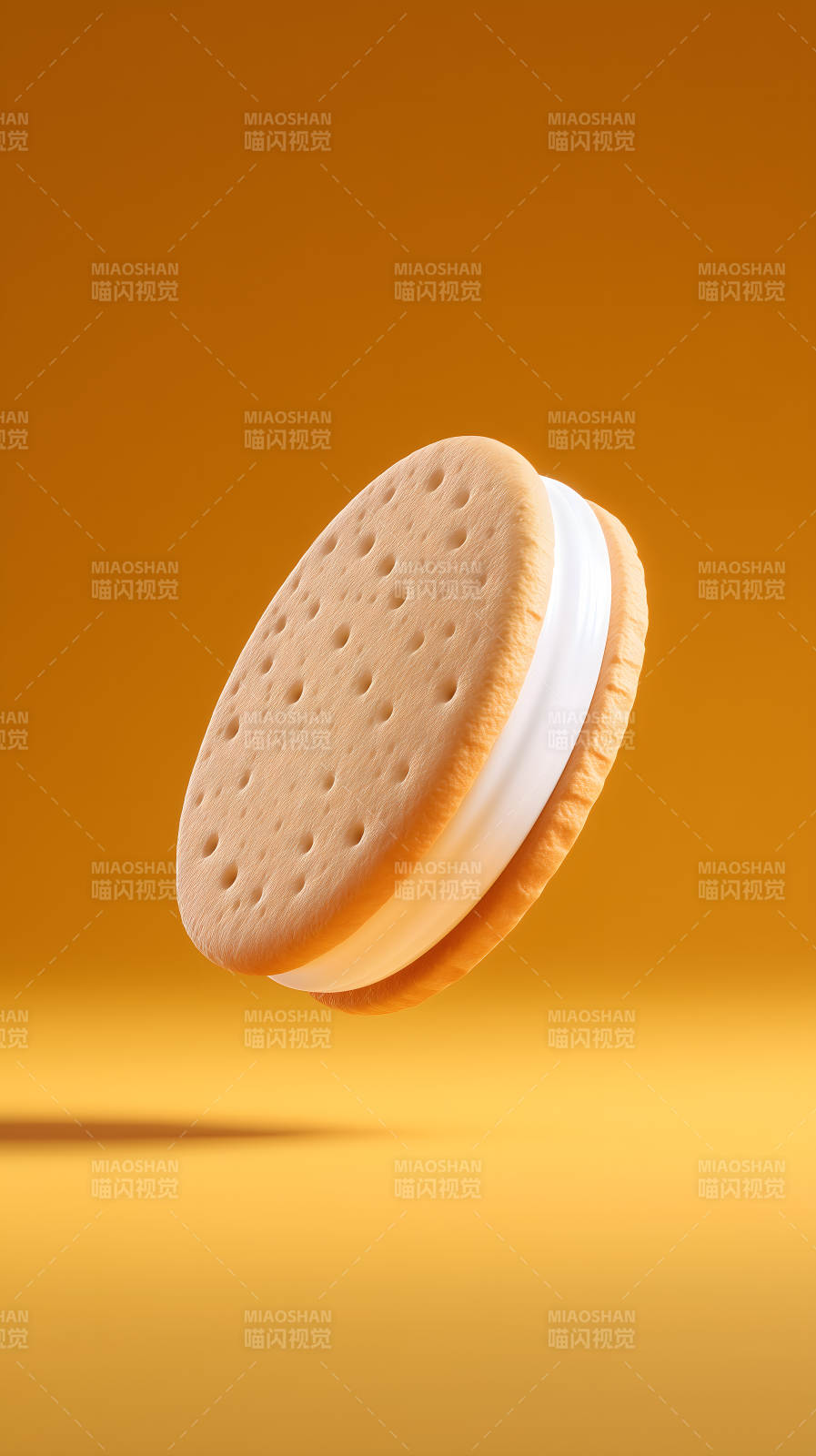 冰淇淋三明治悬浮-图片