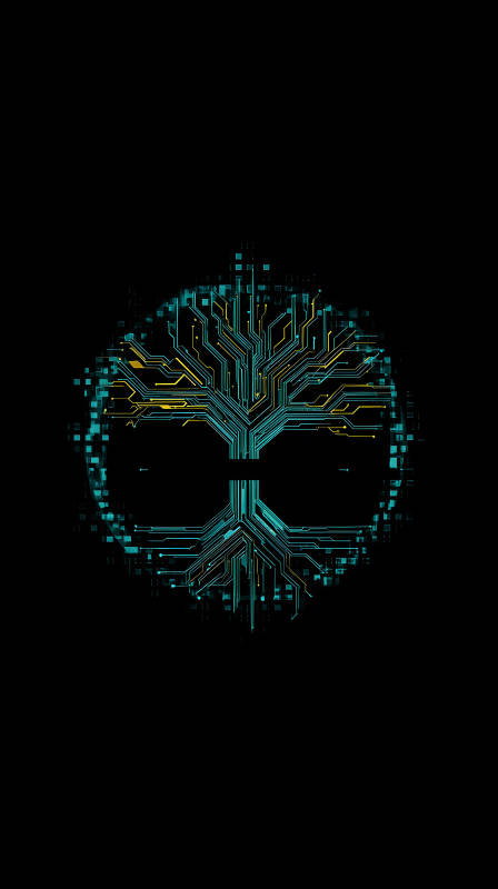 電路樹科技感-圖片