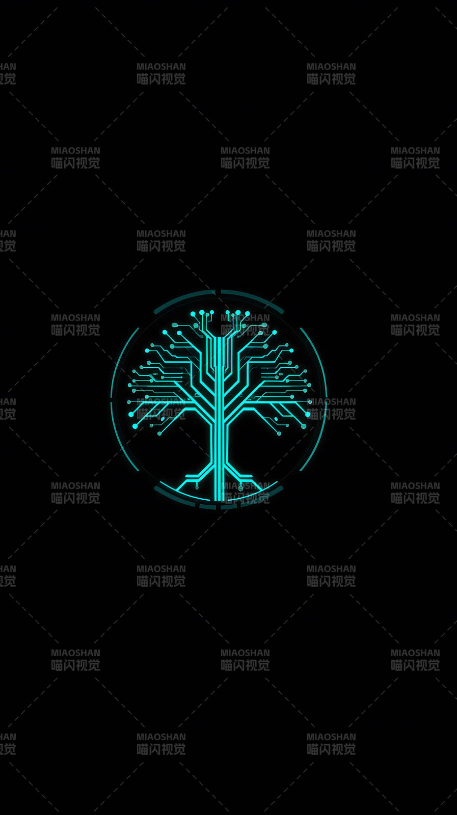 电路树形图设计感强-图片