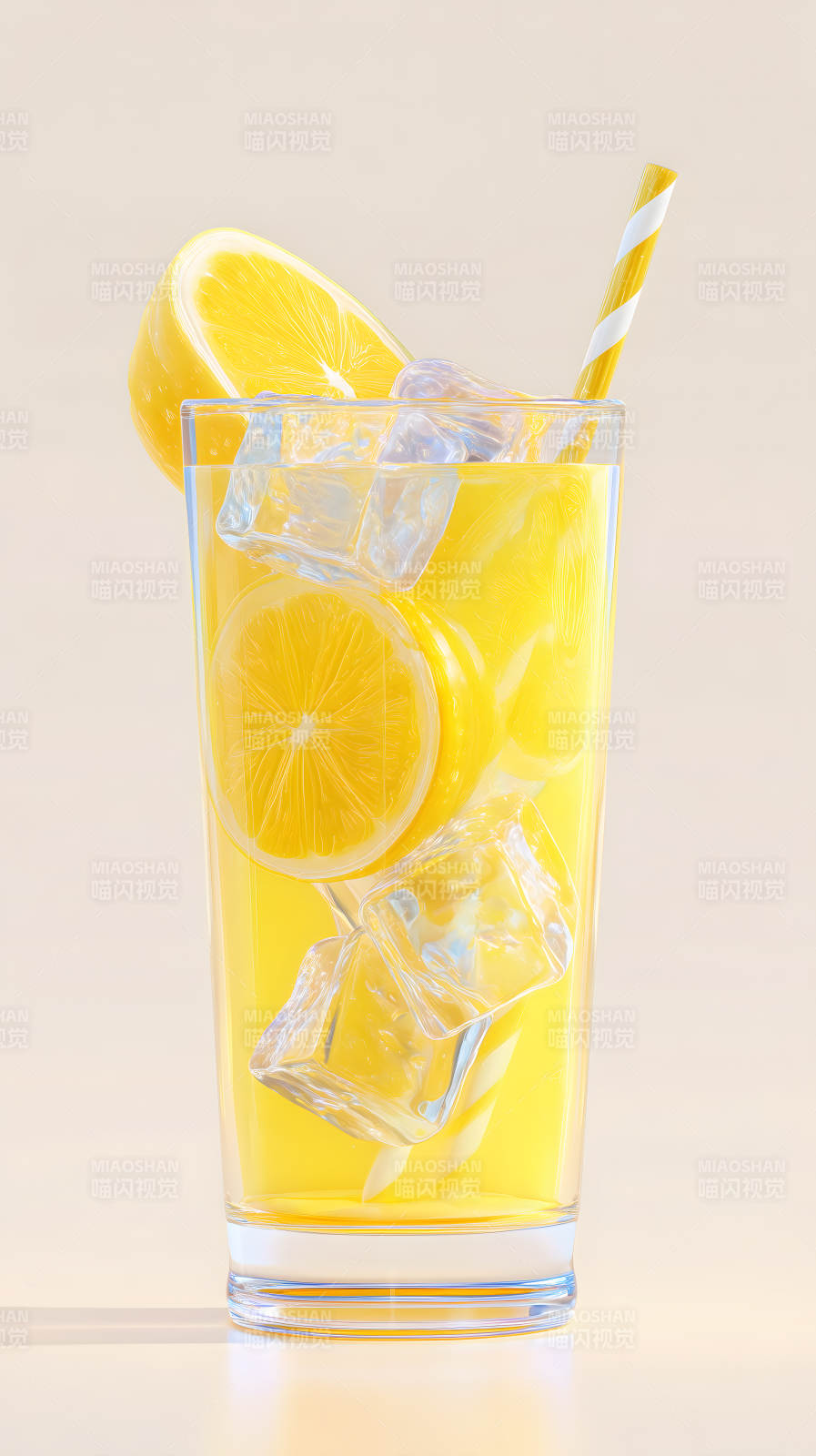 柠檬冰饮清凉解渴-图片