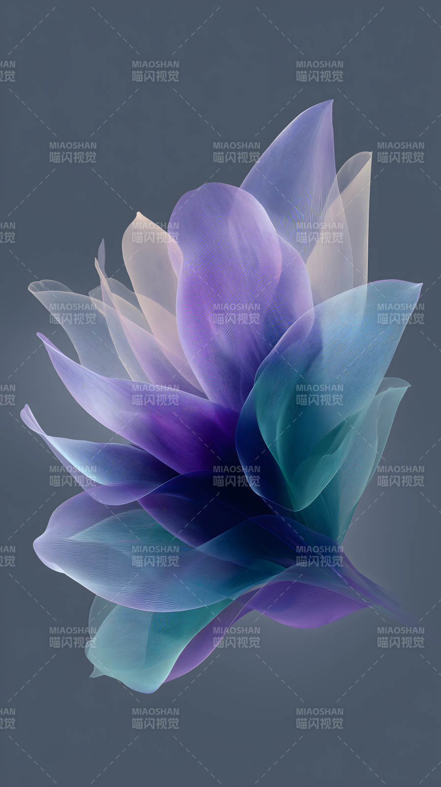 抽象花朵優雅綻放-圖片