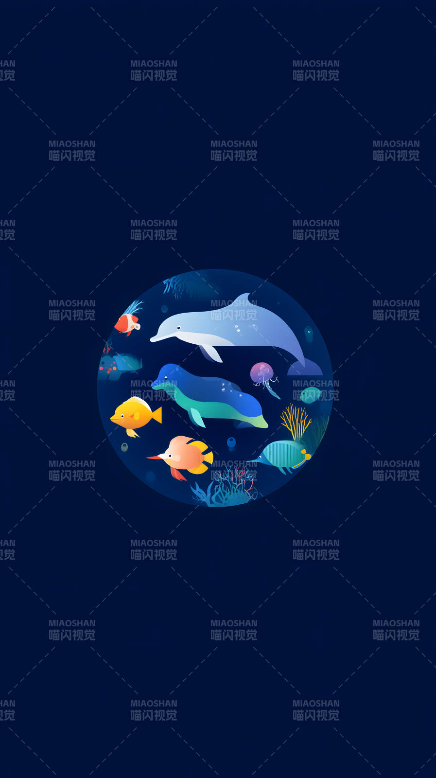 海洋生物世界夢幻絢麗-圖片