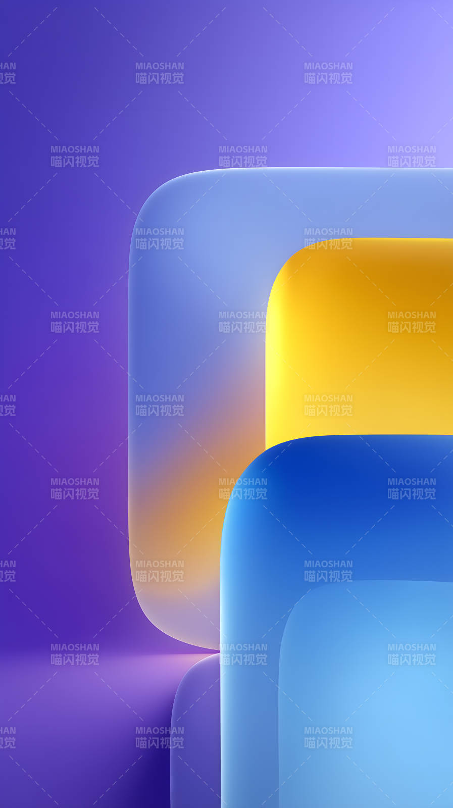 几何图形色彩渐变抽象-图片