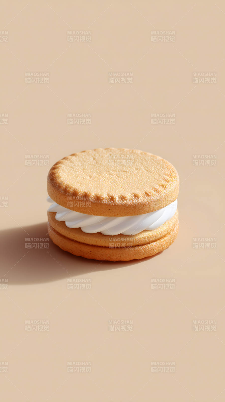 夹心饼干特写-图片