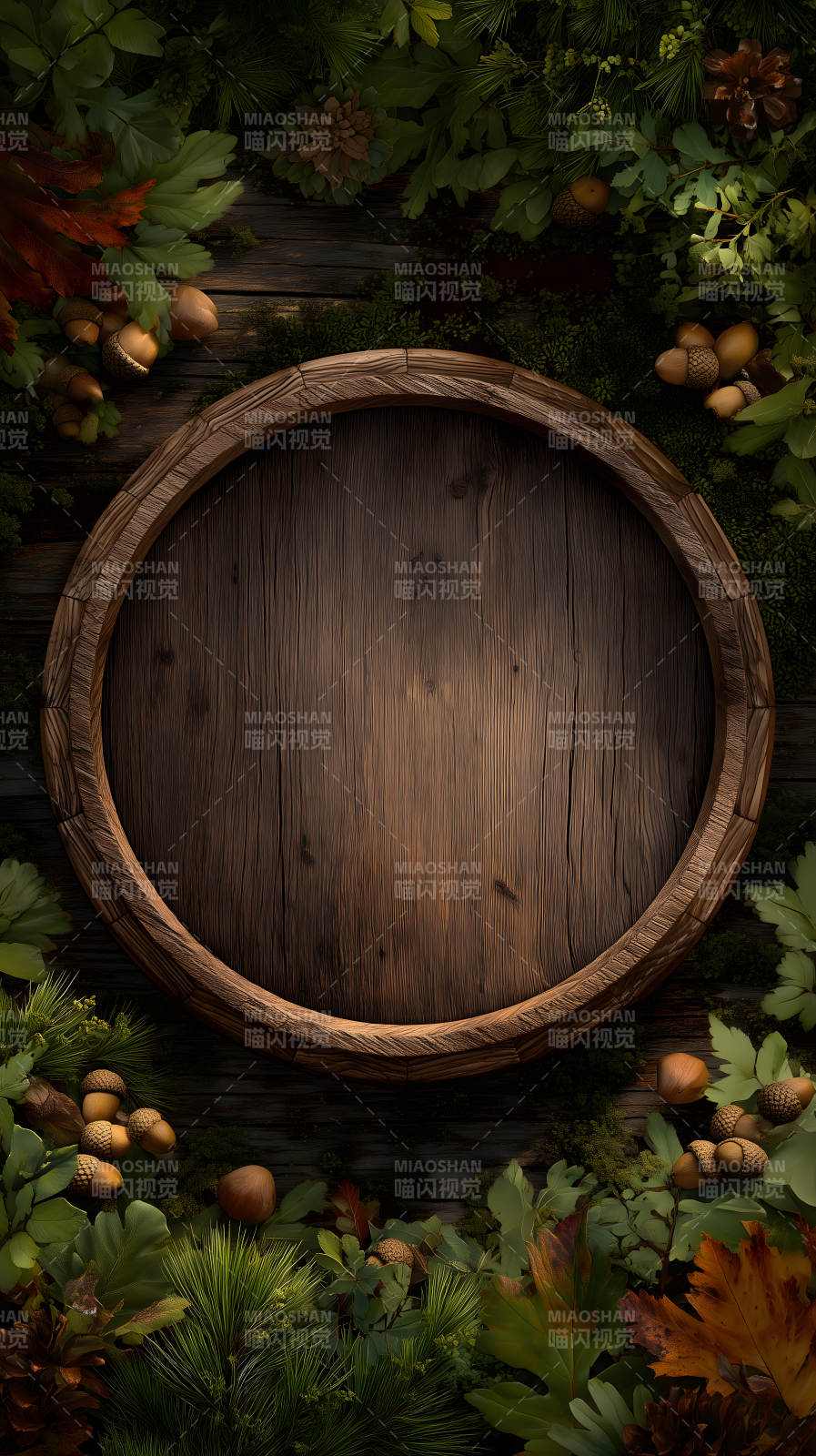 木桶秋色自然主题-图片