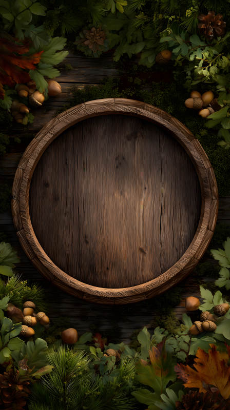 木桶秋色自然主题-图片