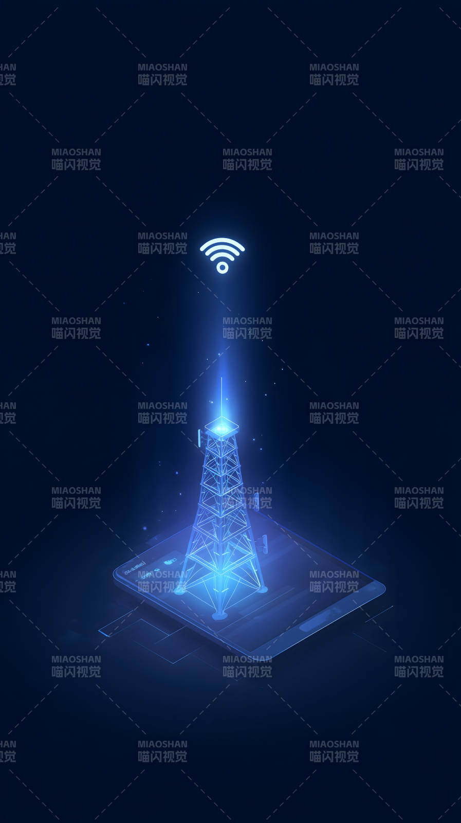 无线网络信号塔-图片