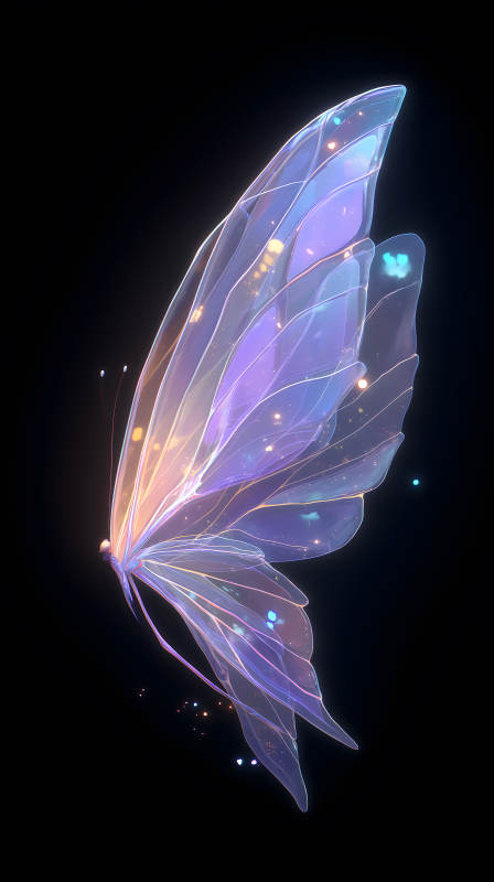 夢(mèng)幻蝴蝶翅膀藝術(shù)-圖片