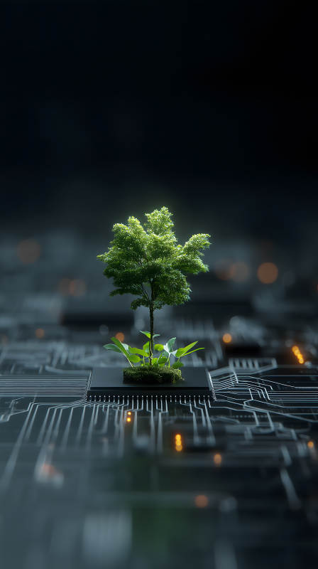 科技与自然的结合-图片