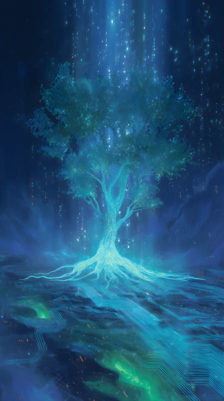 賽博樹的奇幻世界-圖片