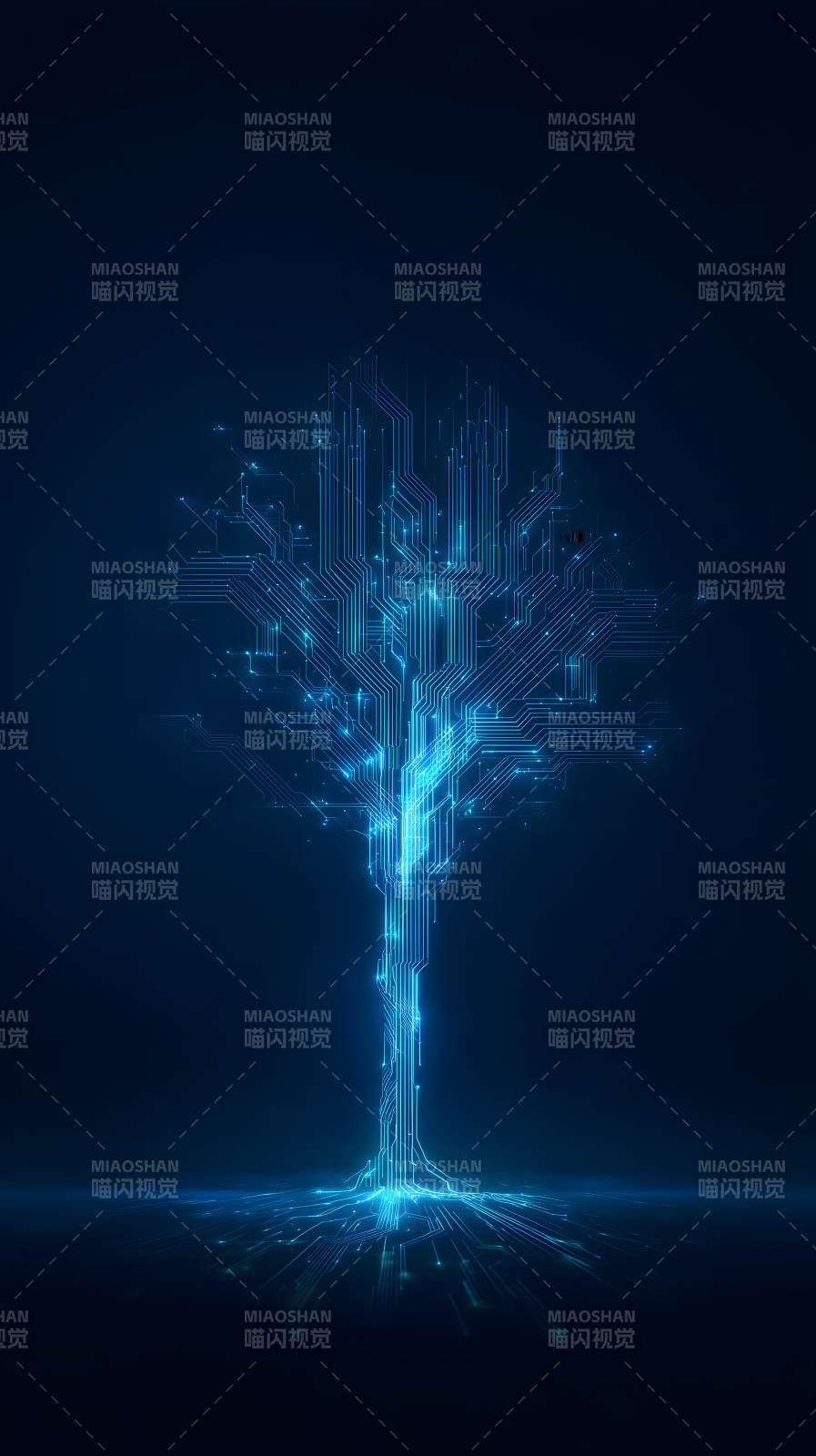 電路樹科技感十足-圖片