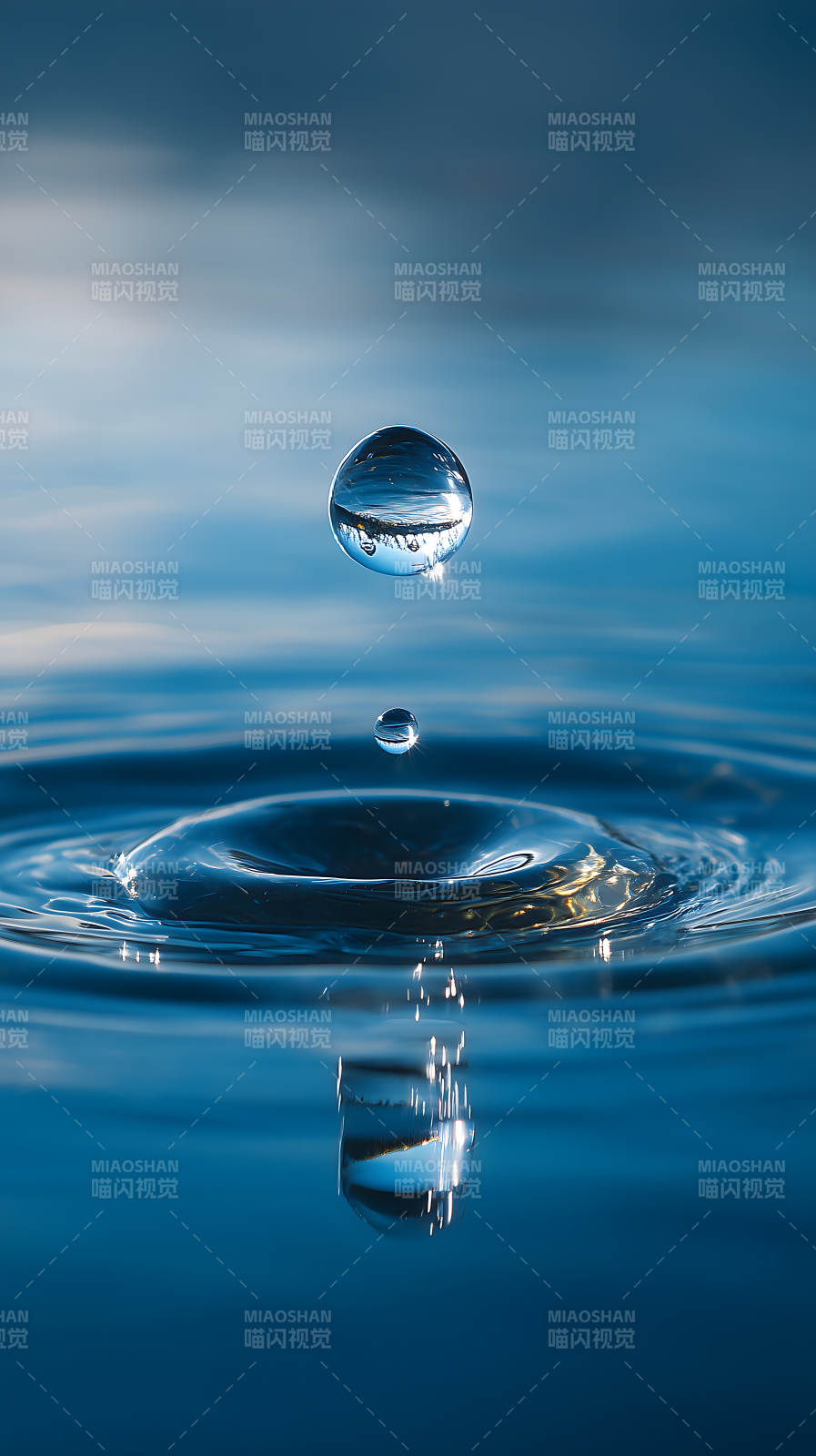水滴漣漪瞬間-圖片