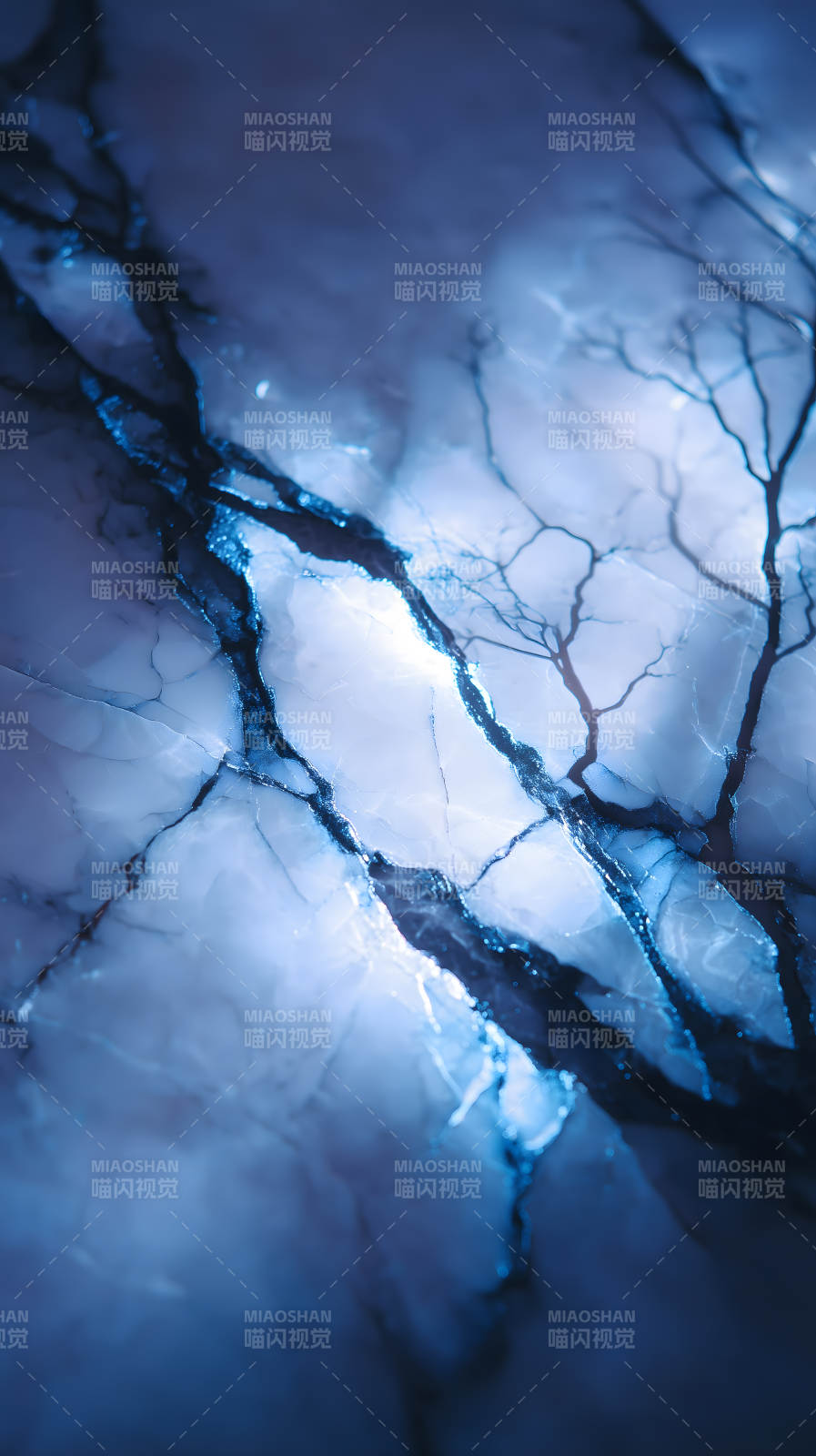 藍(lán)色紋理抽象-圖片