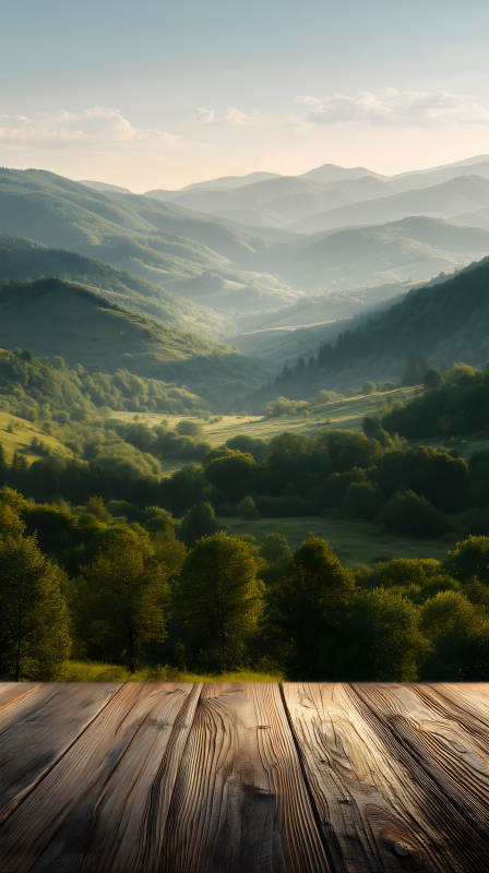 山巒疊嶂生機(jī)勃勃-圖片
