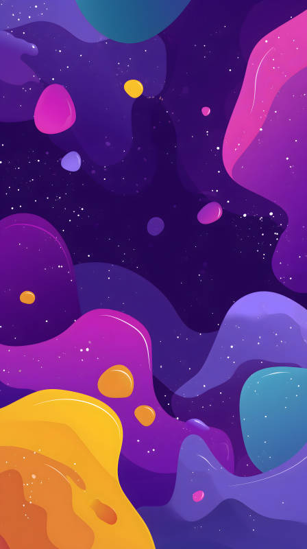 抽象星空背景設計-圖片