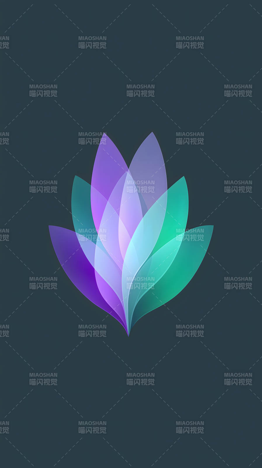 抽象花瓣圖案設計-圖片