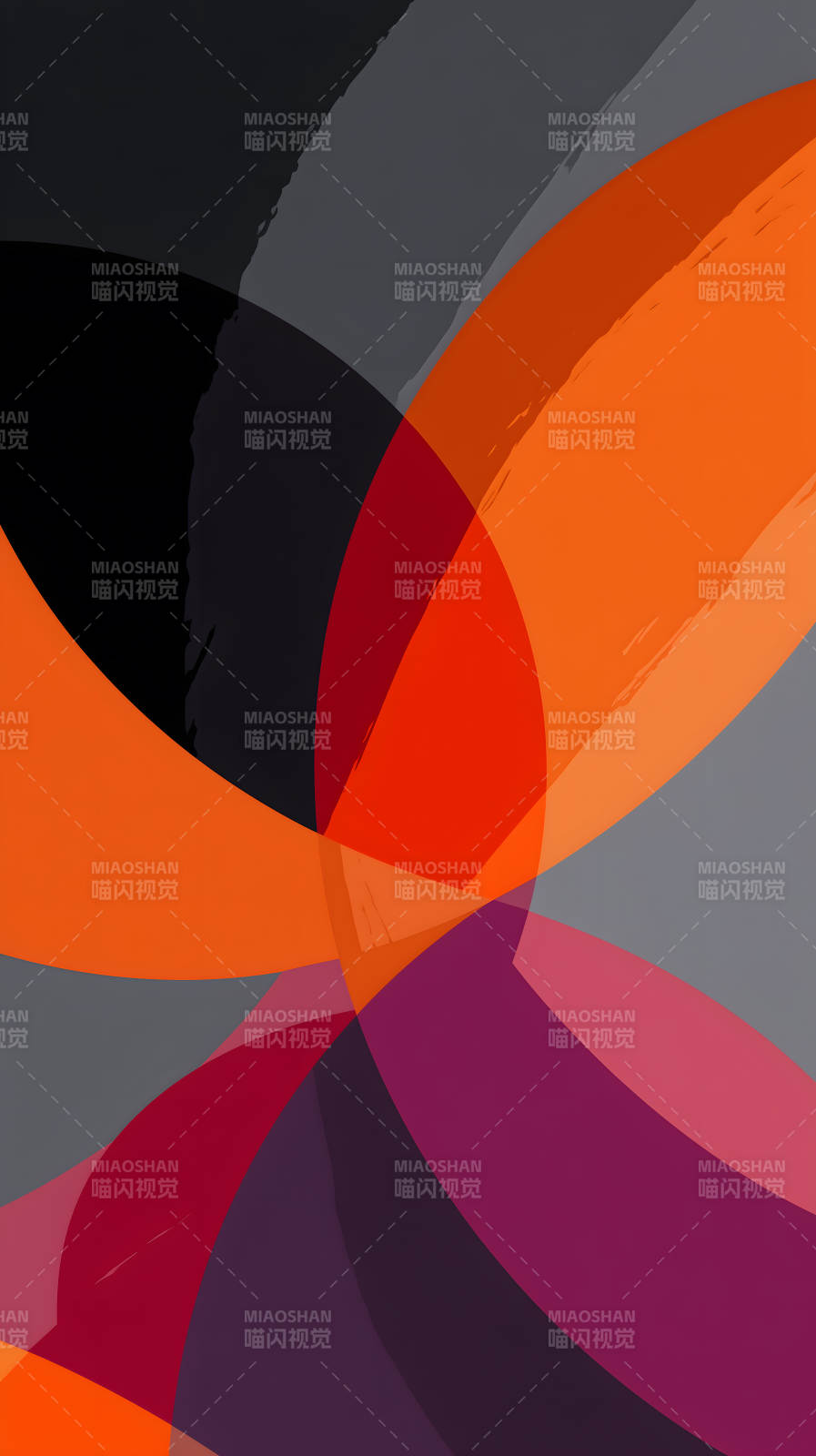 抽象色彩疊加組合-圖片