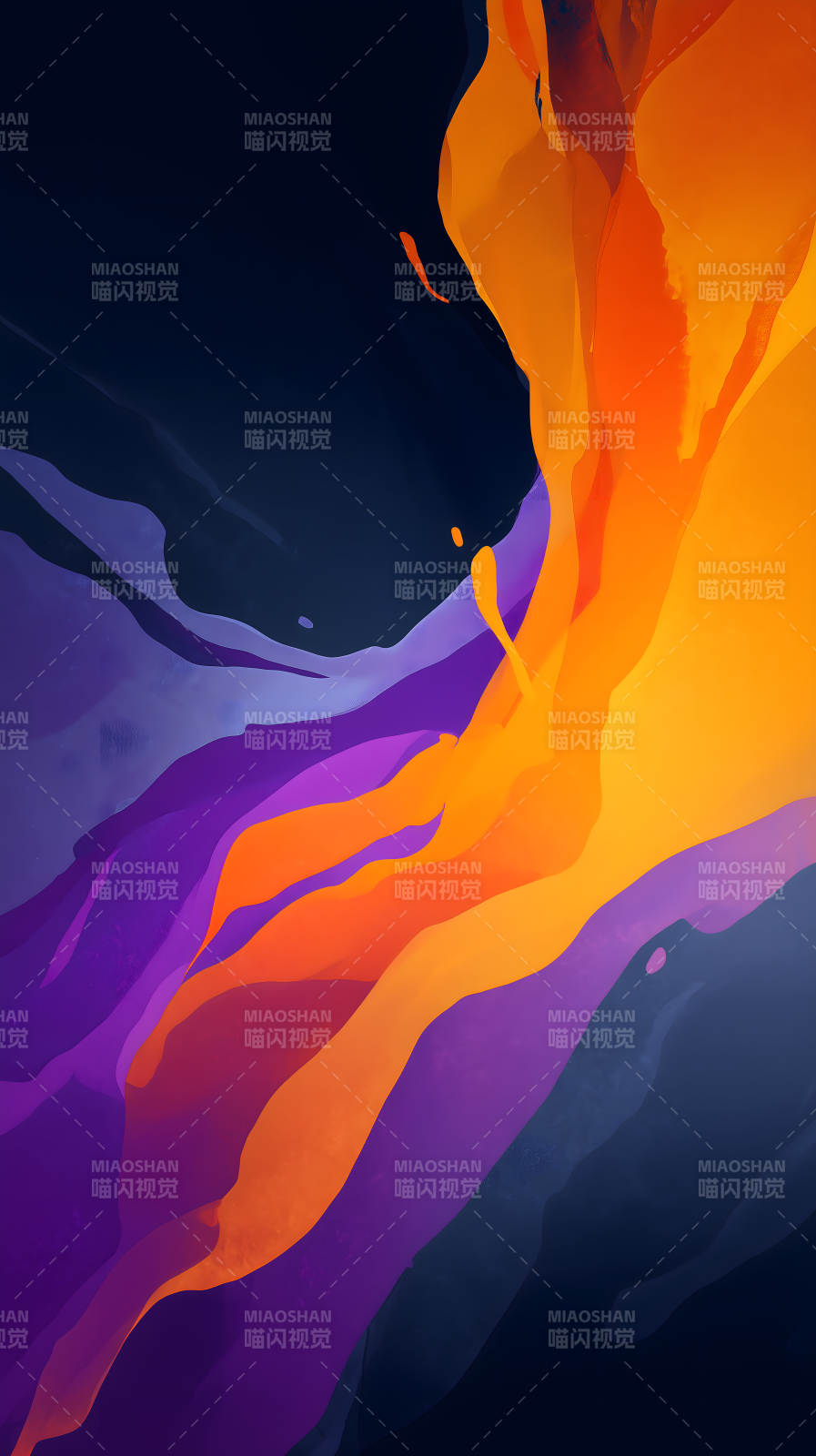 抽象火焰背景絢麗多彩-圖片