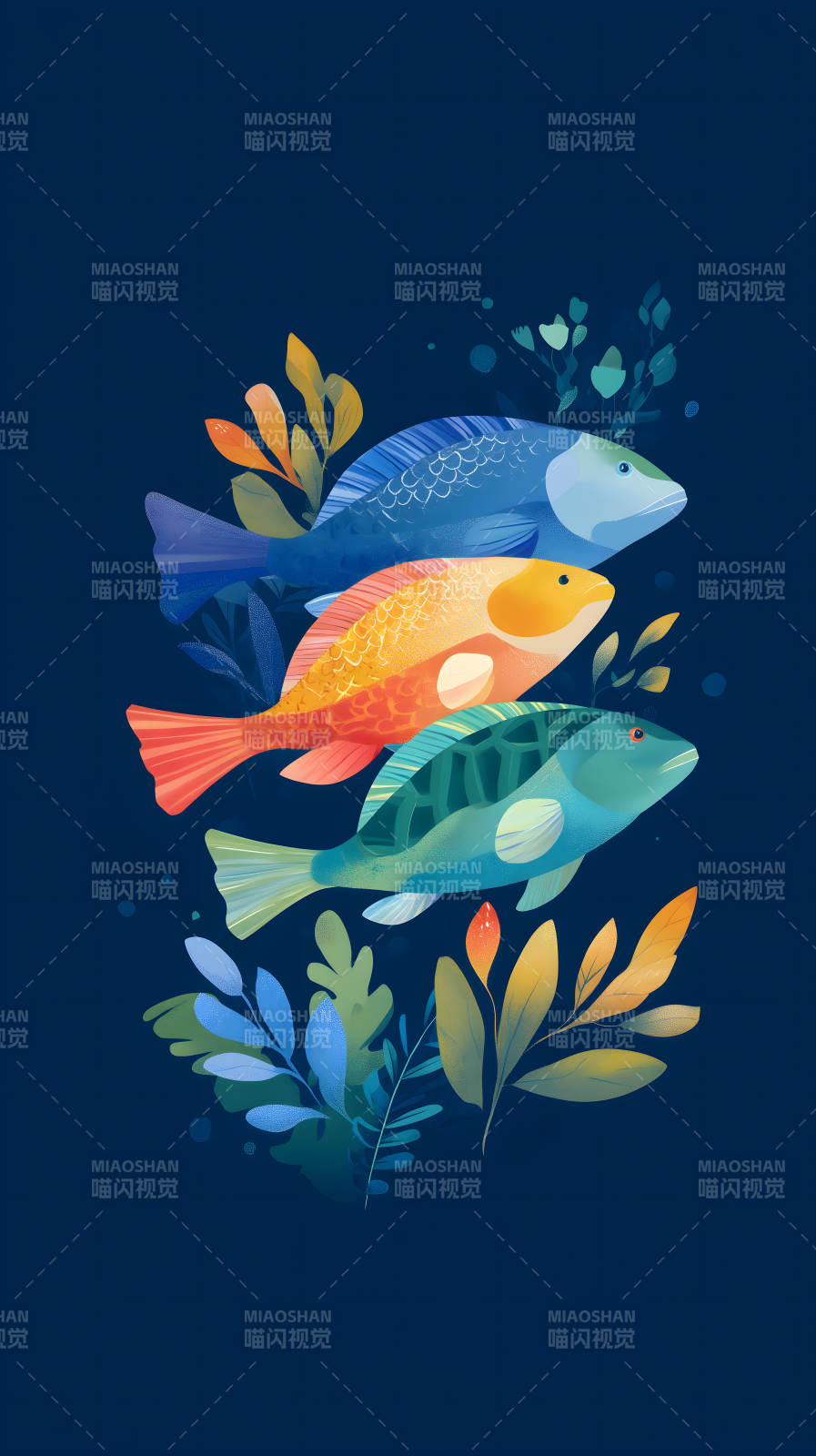 水下魚兒的世界-圖片