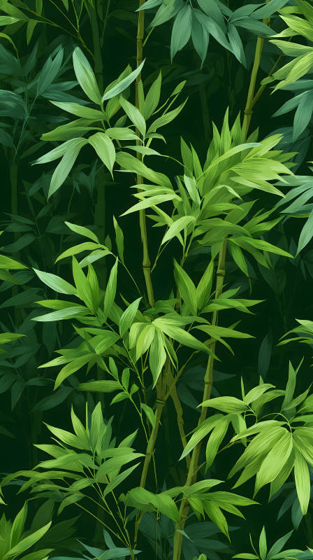 竹林繁茂生机盎然-图片