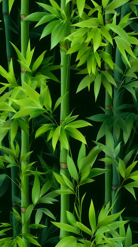 竹林茂盛生機盎然-圖片