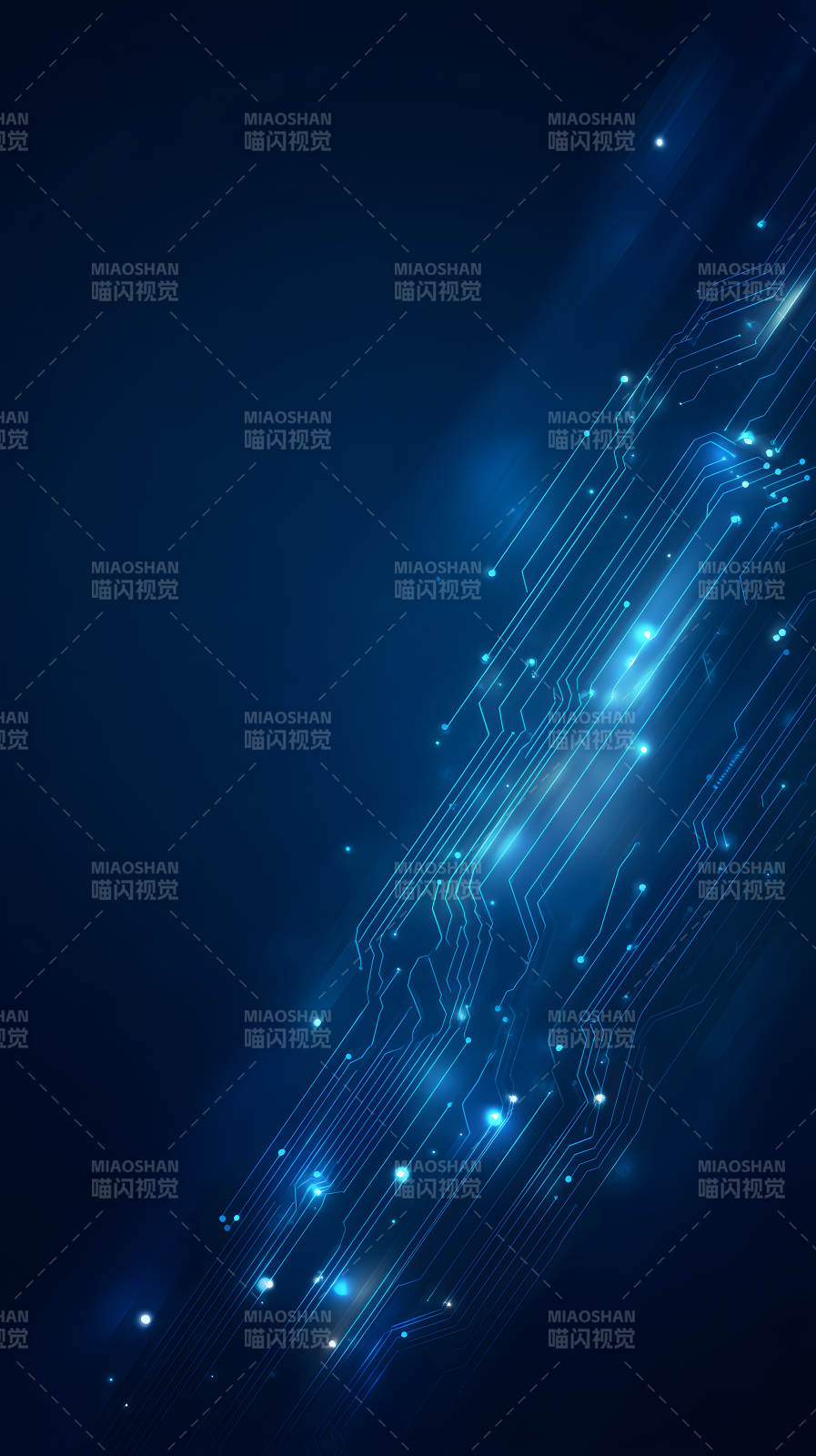 科技藍圖電路設計-圖片