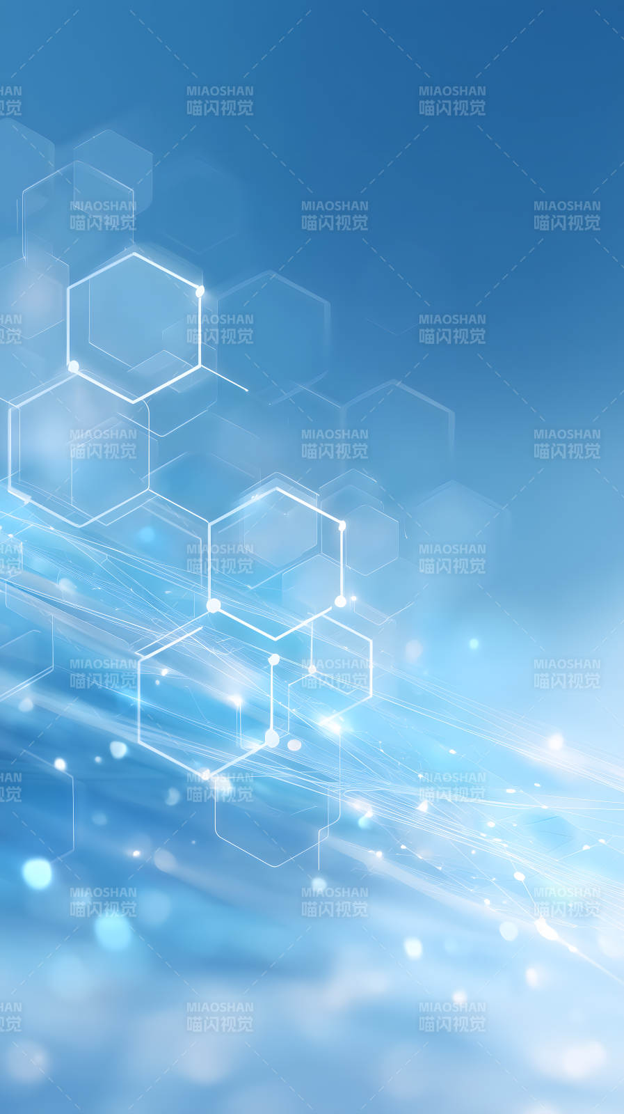 科技感藍(lán)色背景-圖片