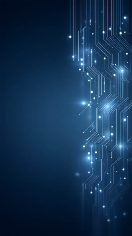 電路科技藍(lán)調(diào)背景-圖片