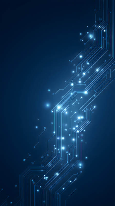 電路板科技藍(lán)圖-圖片