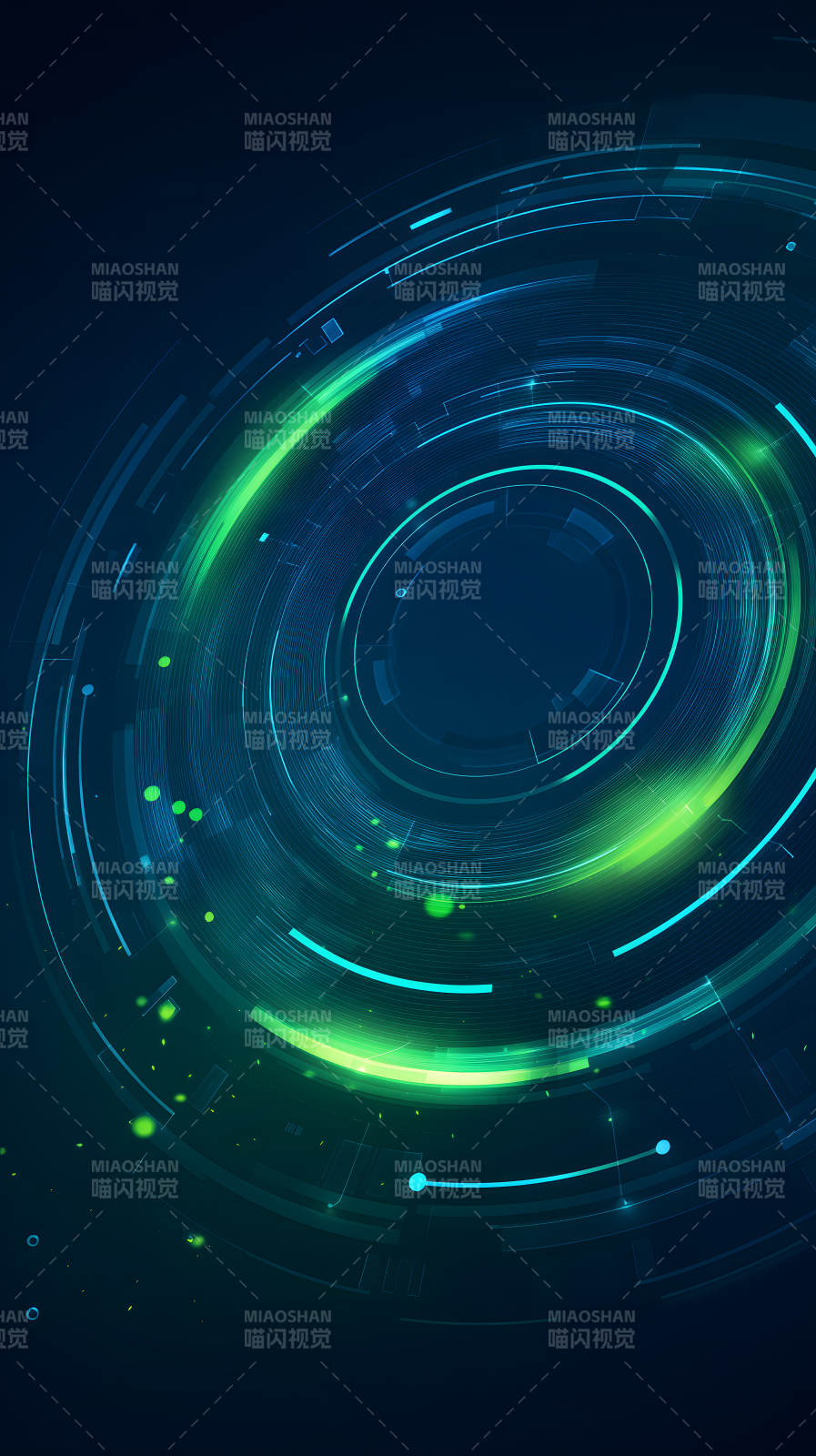 科技感十足的漩渦-圖片