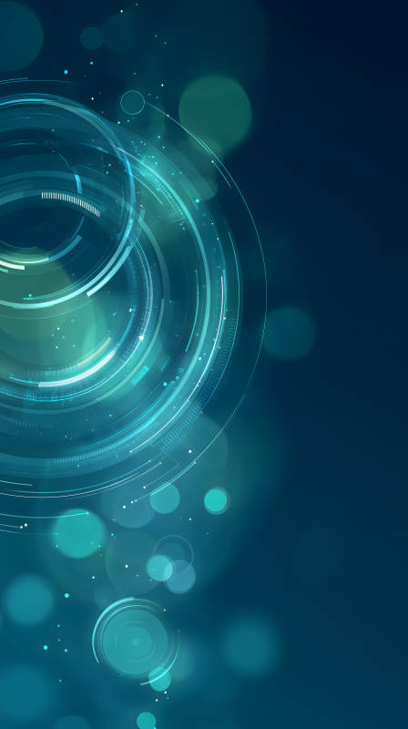 科技感十足的藍(lán)色背景-圖片