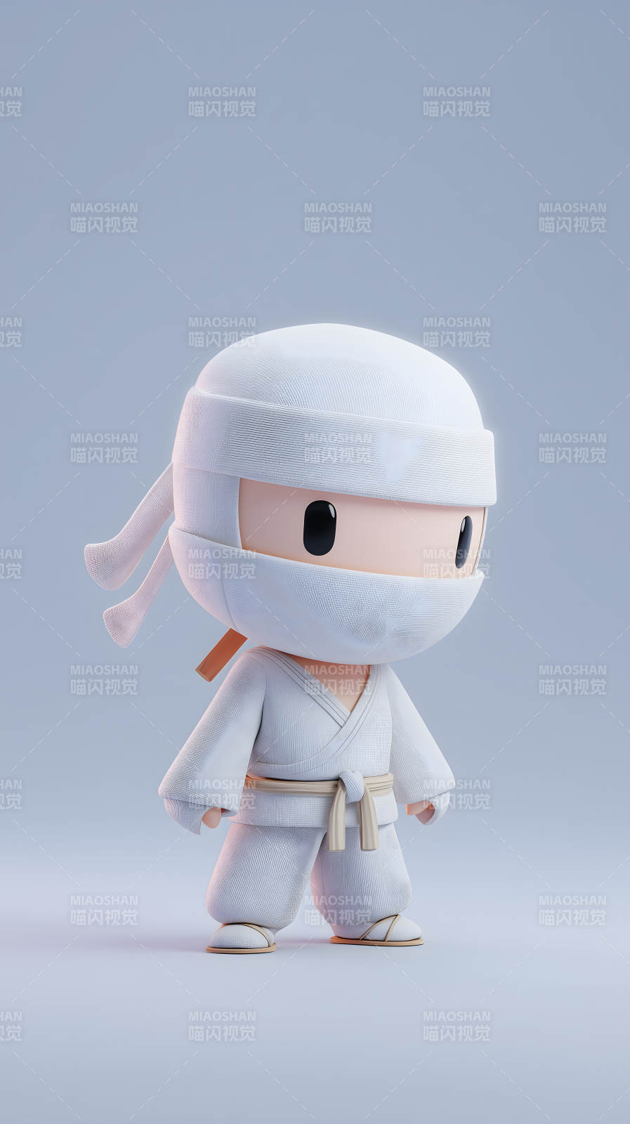 可愛忍者卡通形象-圖片