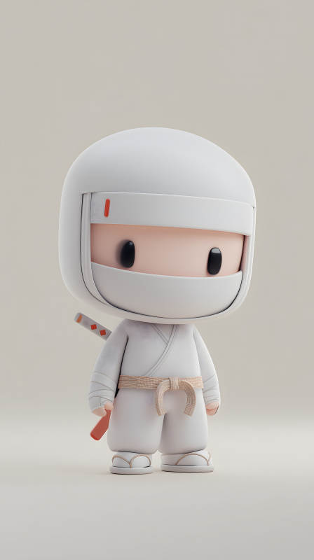 忍者卡通形象可爱精致-图片