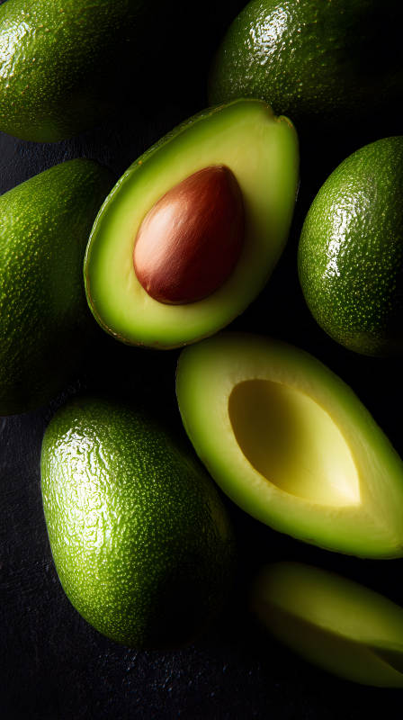 鮮美牛油果特寫(xiě)-圖片