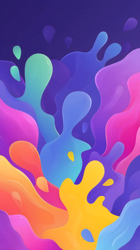 色彩斑斕的抽象背景-圖片